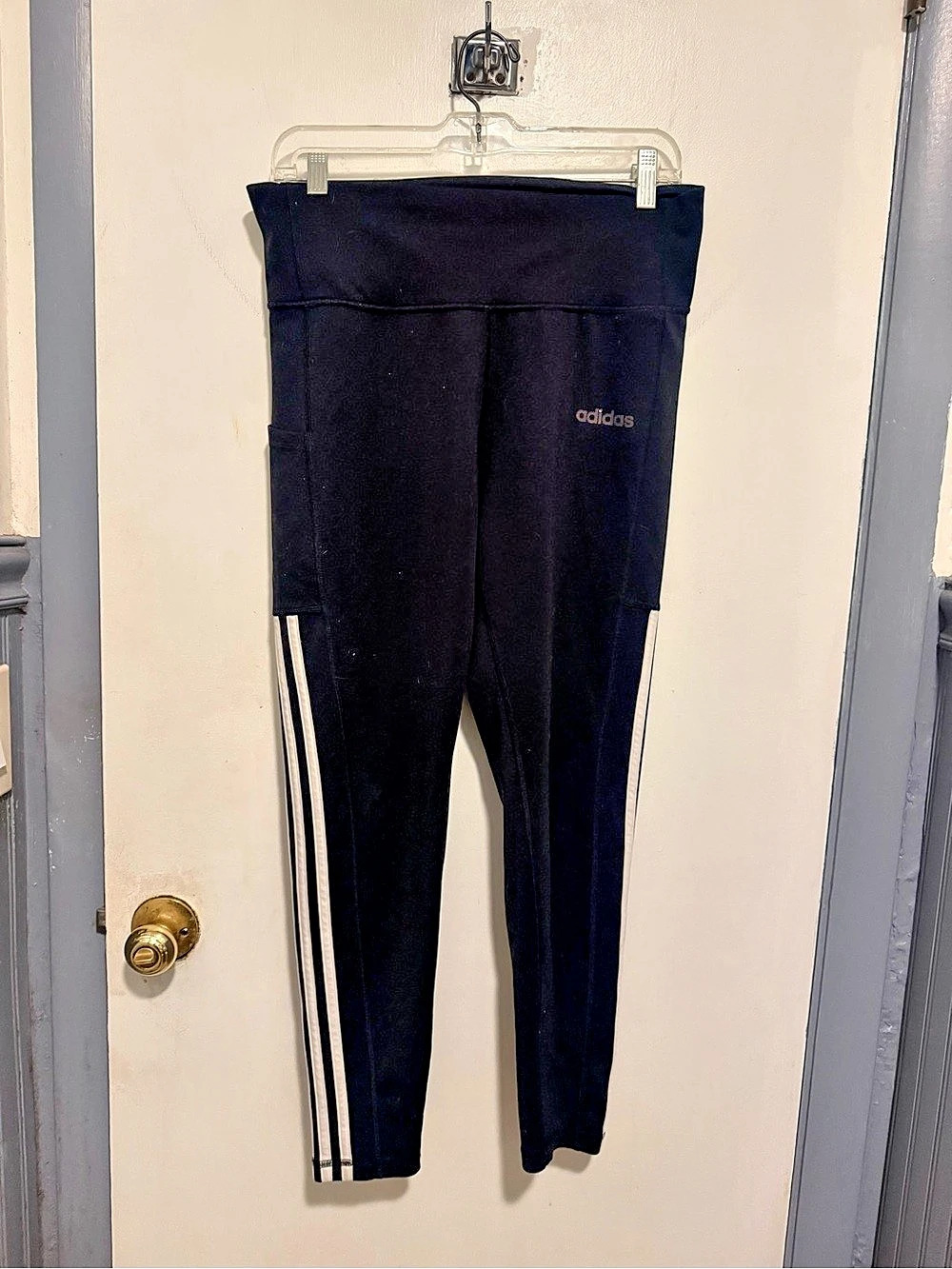 Adidas Pocket Leggings in Black